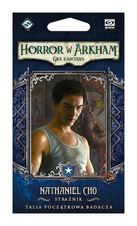 Gra karciana Horror w Arkham LCG Talia Badacza Nathaniel Cho