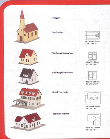 Piko 61925 Zestaw budynków - Dorf Set