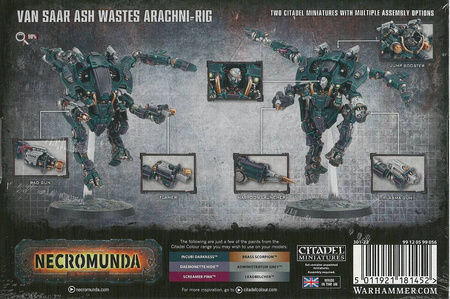 Necromunda Van Saar Ash Wastes Arachni-rig 