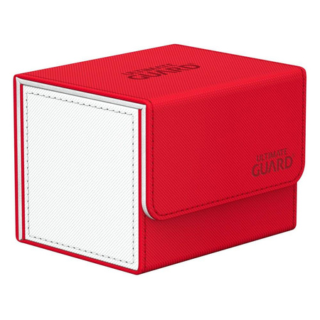 Pudełko na karty Sidewinder 100+ XenoSkin Red/White Czerwono/Białe (UG)