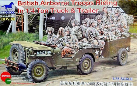 Bronco CB35169 British Airborne Troops Riding 