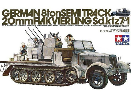 Tamiya 35050 Sd.kfz 7/1 8ton Semi Track 20mm Flak