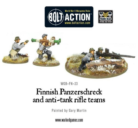 Bolt Action WWII Finnish Panzerschreck & Anti-tanks Rifle Teams