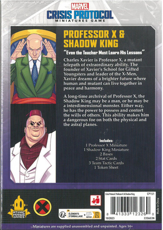 Marvel Crisis Protocol X-Men Professor X & Shadow King