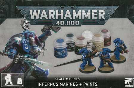 Space Marines Infernus Marines + Paint Set