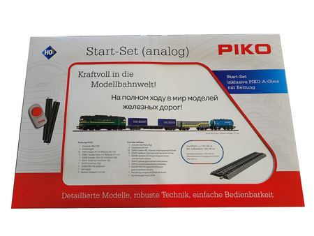 Piko 97940 Zestaw startowy Kolejka towarowa M62 SZD