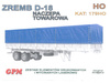 Model kartonowy GPM 179H0+178H0 Jelcz 317 + ZREMB D-18