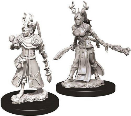 D&D Female Human Druid 2 - Nolzur's Miniature