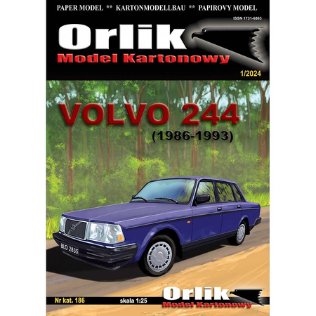 Orlik 163 – Koparka UNEX DH 411 - Model kartonowy