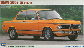 Hasegawa 21123 BMW 2002 tii (1971) model plastikowy do sklejenia i pomalowania