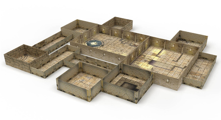 Tenfold Dungeon The Temple Świątynia - przestrzenna sceneria RPG