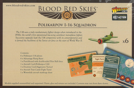 Blood Red Skies Polikarpov I-16 Squadron