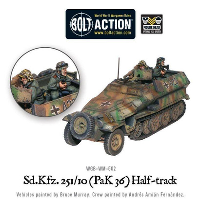Bolt Action Sd.Kfz 251/10 (PaK 36) Half-track