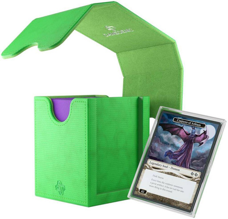 Pudełko na karty Gamegenic Squire PLUS 100+ XL Green / Zielony