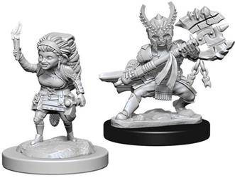 D&D Female Halfling Fighter - Nolzur's Miniature