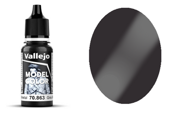 Farba Vallejo Model Color 198 70863 Gunmetal Grey FS37200