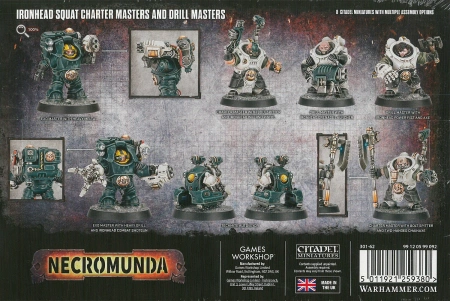 Necromunda Ironhead Squat Charter Masters and Drill Masters