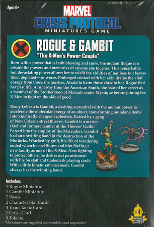 Marvel Crisis Protocol Rogue & Gambit