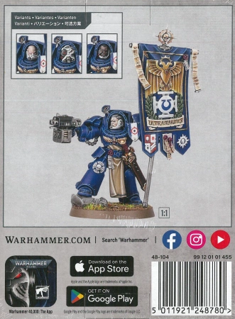 Space Marines Ancient In Terminator Armour