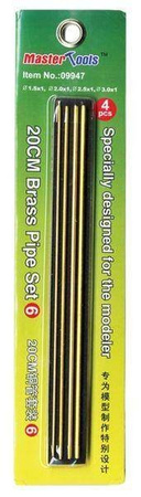 Trumpeter 09947 20cm Brass Pipe Set 6
