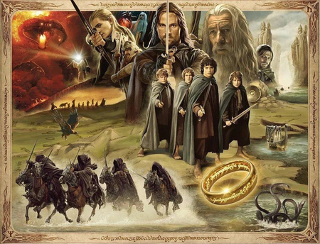 Puzzle 2000 Władca Pierścieni: Drużyna Pierścienia