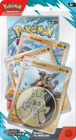 Pokemon TCG Scarlet & Violet Journey Together Premium Checklane Blister Rhyperior