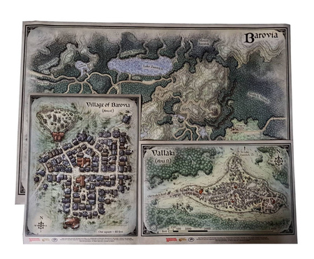 D&D Curse of Strahd Map Set / Klątwa Strahda zestaw map