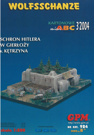 GPM 924 Wolfsschanze Schron Hitlera w Gierłoży