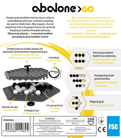 Abalone Go edycja polska / ukraińska (Rebel)