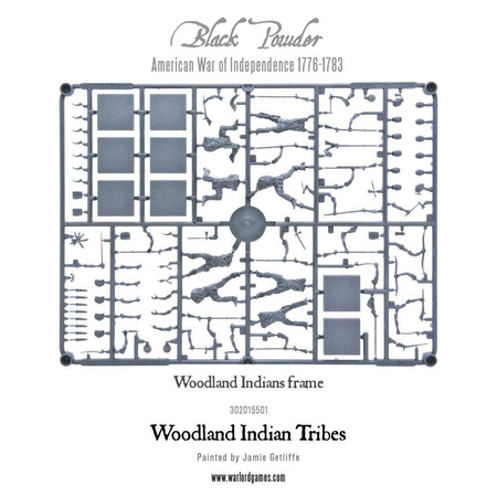 Black Powder Woodland Indians Tribe indianie