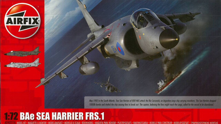 Airfix A04051A BAe Sea Harrier FRS.1 model plastikowy do sklejenia i pomalowania