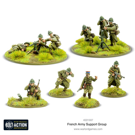 Bolt Action WWII French Army Support Group