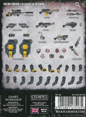 Necromunda Palanite Enforcer Weapons & Upgrades