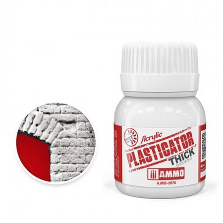 AMMO MIG 2076 Plasticator - Thick nadaje teksturę plastiku