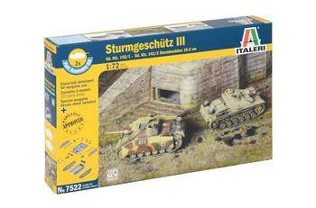 Italeri 7522 Sturmgeschutz III Sd.Kfz.142/1- 142/2