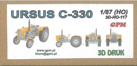 GPM 3D-H0-117 Ursus C-330 model z druku 3D do sklejenia i pomalowania