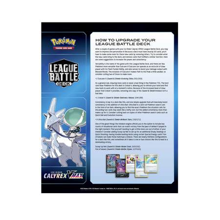 Pokemon TCG League Battle Deck Ice Rider Calyrex-V