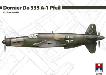 Model plastikowy do sklejenia i pomalowania Hobby 2000 Dornier Do 335 A-1 Pfeil