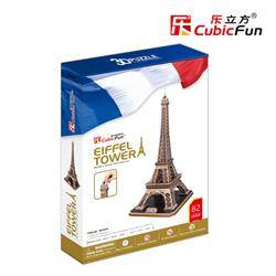 Puzzle 3D 82 el. Wieża Eiffel'a - zestaw XL