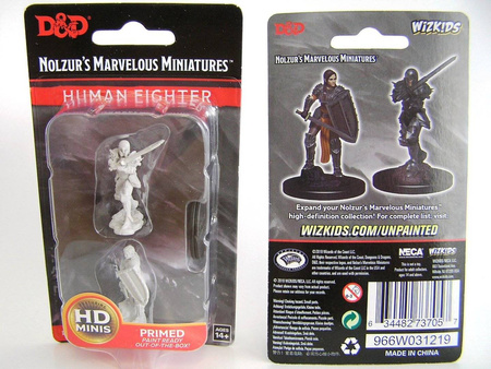 D&D Female Human Fighter - Nolzur's Miniature