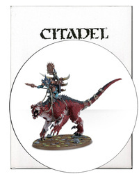 Seraphon Saurus Oldblood on Carnosaur / Skink Oracle on Troglodon / Saurus Scar-Veteran on Carnosaur