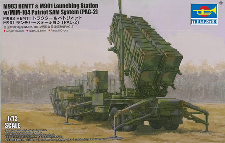 Zestaw plastikowy do sklejenia i pomalowania Trumpeter 07158 M983 & M901 Launching Patriot SAM 