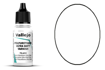 Lakier Vallejo 72653 Polyurethane Ultra Matt Varnish 18 ml (2023)