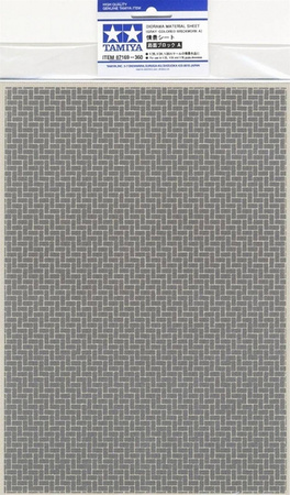 Tamiya 87169 Diorama Sheet (Gray Brick A)