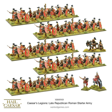 Hail Caesar Caesar's Legion Late Republican Roman Starter Army