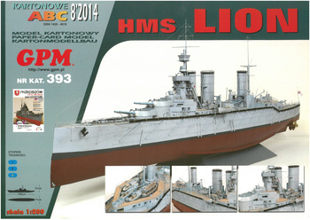 Model kartonowy GPM 393 HMS Lion