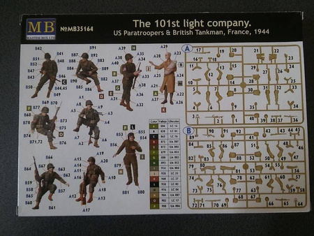 Master Box 35164 The 101st light company