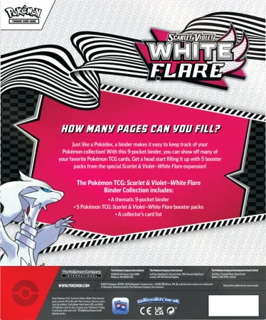 Pokemon TCG White Flare - Binder Collection - Reshiram