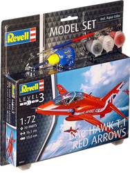 Revell 64921 BAe Hawk T.1 Red Arrows Model Set zestaw plastikowy do sklejenia i pomalowania