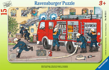 Puzzle 15 el. Straż Pożarna